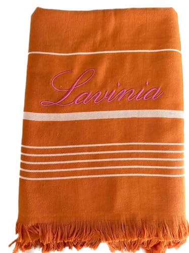 Telo Mare Salinas Personalizzabile Nome o Iniziali - 170x90cm -...