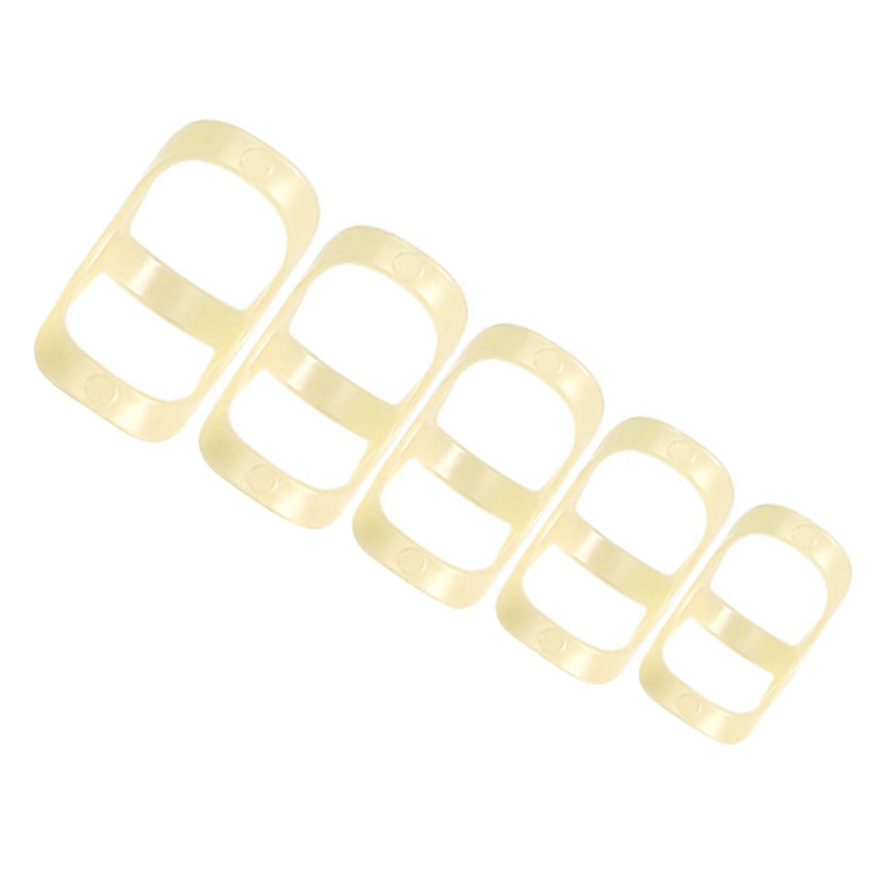 PRETYZOOM 5pcs Ring Finger Finger Sleeves Protectors for Joint Protection Sports Thumb Relief Brace