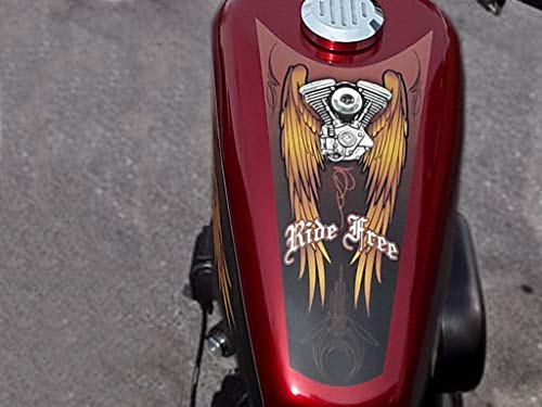 Amazon.co.jp: - V Twin Wings - Ride Free (レザーブラウン) 燃料