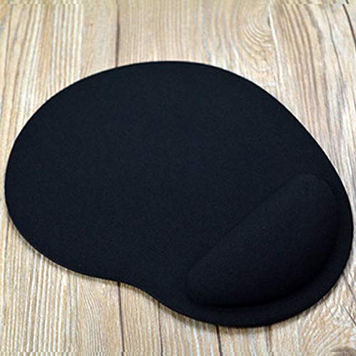 Alfombrilla Eva - Alfombrilla ergonómica con reposamuñecas Suave Alfombrilla de ratón EVA para portátil Alfombrilla Antideslizante para Ratones de Escritorio - Negro Cover