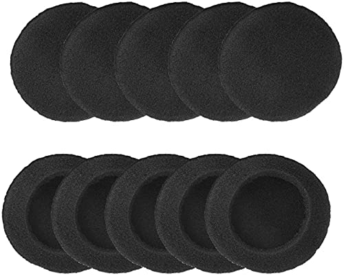5 pares de almohadillas de espuma para auriculares de 40mm para Motorola S305, Q21, Q23, MDR-Q22LP, MDR-Q33, Panasonic RR930, Logitech H555 miniatura 1