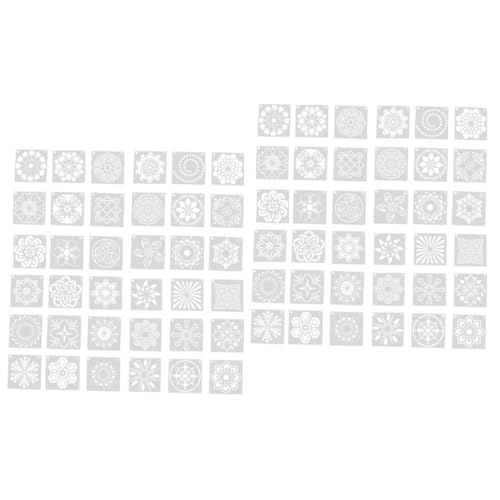 SHINEOFI 36 Plantillas para Dibujar Mandalas Plantillas Huecas para Pintar Paredes Material Plástico Proyectos de Bricolaje Manualidades Decoración de Interiores