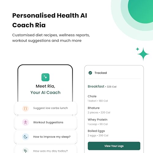 Image of Healthifyme Smart Scale, Weighing Scale For Body Weight Get Data Driven Smart Weight Loss And Track 11 Plus Key Body Metrics In Healthifyme App|1 Month Free Smart Plan| 2 Years Warranty (Green)