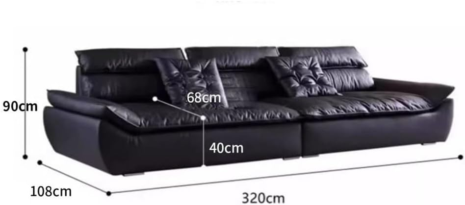 Home Sofa Living Room Oversized Sitting Deep Italian Minimalist Sailboat