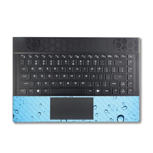 Image of MightySkins Carbon Fiber Skin Compatible with Alienware X14 R2 (2023) Full Wrap Kit - Rainy Day | Protective, Durable Textured Carbon Fiber Finish | Easy to Apply & Change Styles | Made in The USA