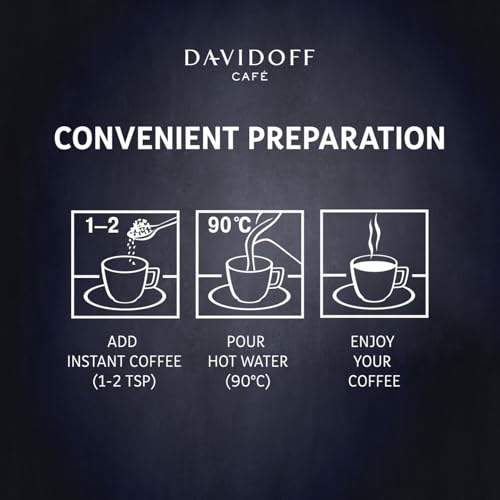 Image of Davidoff Instant Coffee - Premium Gift Pack Tin - Rich Aroma,100g and Decaf Elegant, 100g, Instant Coffee, Granules.