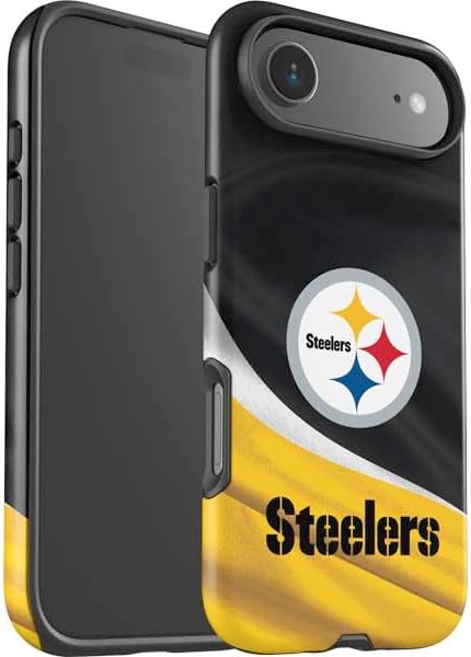 Skinit Impact Phone Case Compatible with iPhone 17 Air - Officially Licensed NFL Pittsburgh Steelers Design
