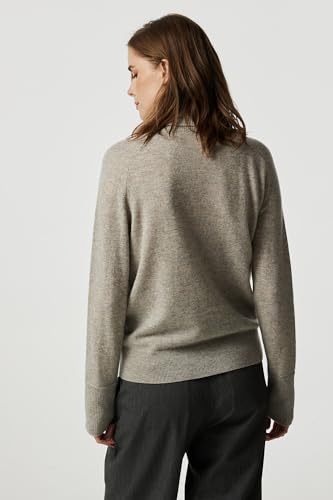 Image of EURKEA Women's Turtleneck 100% Cashmere Sweater, Long Sleeves Pullover Winter Top for Women, Gift Ready