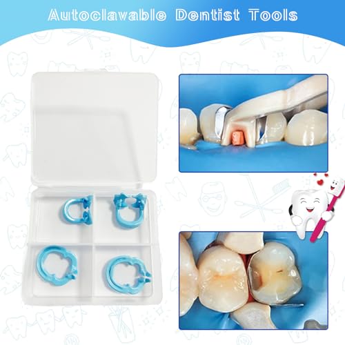 Ceonam CEM131 4-Piece Dental Rubber Dam Clamps Set thumb #1