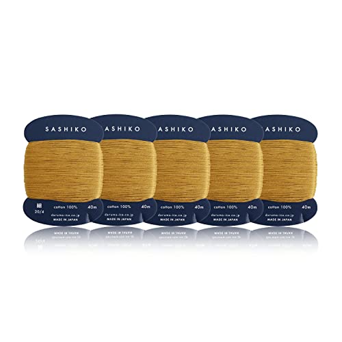 DARUMA Sashiko, filo 100% cotone, 5 pezzi, con
