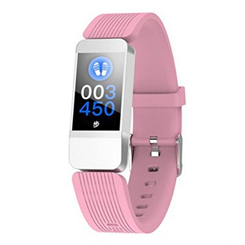 LHR888 Pulsera Color Pantalla Impermeable multifunción (Color : C)