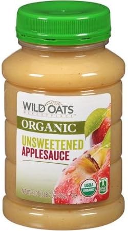 Wild Oats Marketplace Organic Unsweetened Applesauce (2 Pack)