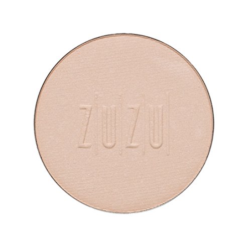 ZUZU LUXE Dual Powder Foundation Refills 0.32 oz, Pressed mineral powder, medium to full coverage, natural finish. Natural, Paraben Free, Vegan, Gluten-free, Cruelty-free, Non GMO. (D 7 Refill)