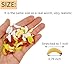 50pcs-1Inch Bass Fishing Worms Lures,Silicone Soft Maggot Baits Bread Worm Fishing Lure,5 Color (Beige)