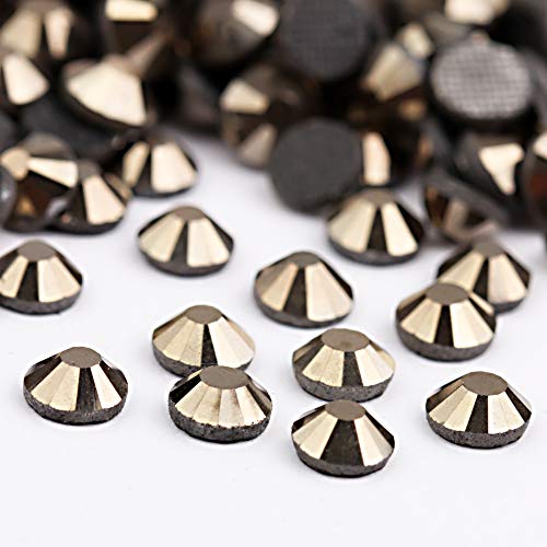 Crystal Hotfix Rhinestone,Machine Cut Stone 288pcs/pkg (Hematite,SS30/6mm), SS30/6mm/288pcs - Image 2