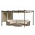 BPS Outdoor Pergola 12'x14' Aluminum Patio Pergola with Adjustable Sun Shade Cover and Retractable Canopy for Backyard Deck Garden
