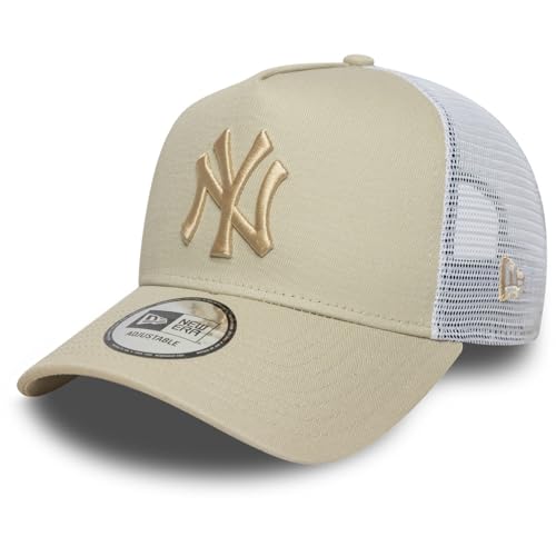New Era A-Frame Trucker Cap - New York Yankees Stone beige
