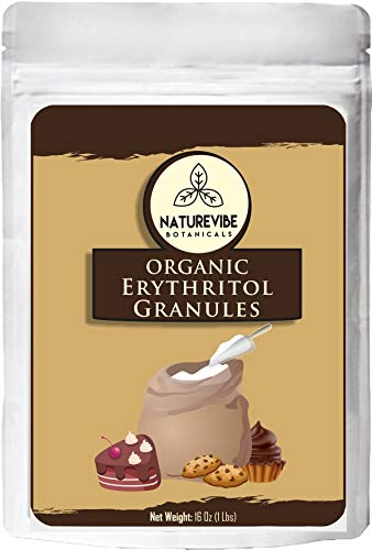 Naturevibe Botanicals Erythritol Sweetener Granules, 1lbs | Non-GMO and Gluten Free Naturevibe Botanicals Erythritol Sweetener Granules, 1lbs | Non-GMO and Gluten Free