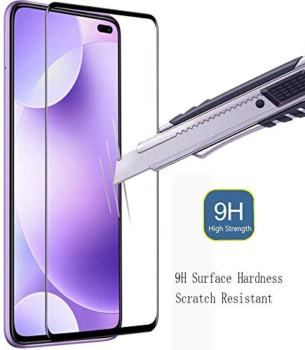 Image of Zitel Screen Protector for Redmi 10T / K30 / Poco X2 Tempered Glass Edge-to-Edge 6D Screen Guard With Installation Kit