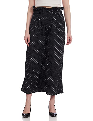Image of A.T.U.N. (ALL THINGS UBER NICE) Womens High Rise Printed Regular Palazzo | Ankle Length Relaxed Fit Pant