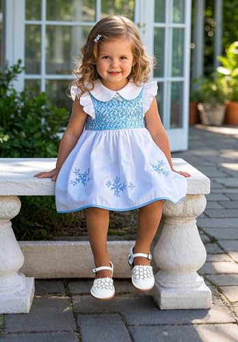 Image of THEE BRON Toddler Floral Cutout Closed Toe Sandals for Girls Breathable Summer Shoes