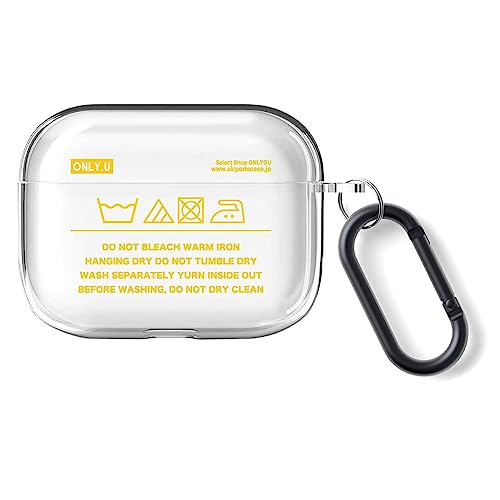ONLYOU Airpods pro2�p �P�[�X ������� �؍� ���킢�� PC ���� �N���A �����h���[ ���� �^�O �J���r�i �G�A�|�b�h �G�A�|�b�Y �v�� �J�o�[ ���f�B�[�X �����Y (AirpodsPro(��1/2����) �C�G���[)