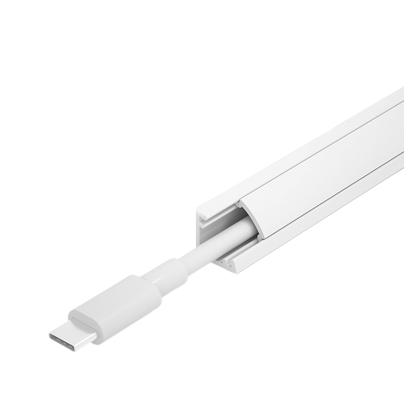 KARAOT Cable Raceway,Corner Cable Concealer,Cable Trunking For Wall,Trunking For TV Cable,Wire Covers For Cords,Cable Management Channel Cable Raceway For Wall,Floor Baseboard,Ceiling,1M*5