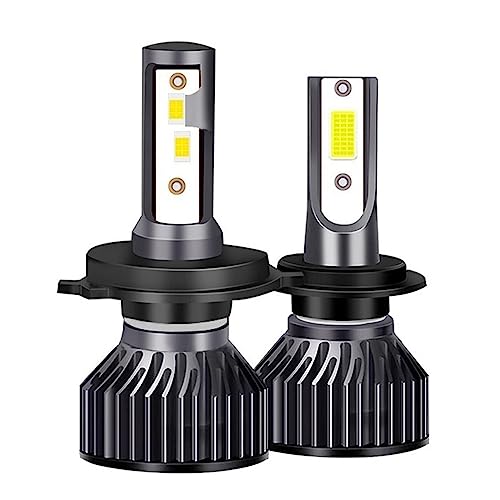 REPYL Faro Led H4 3570 Chips 24000LM 110W H1 H7 Bombillas LED Turbo Lámparas 4300K ​​6000K 8000K 16000LM 80W H8 H9 H11 Luces antiniebla (Color : 24000LM 3570 Chips, Size : 25000K_H7)