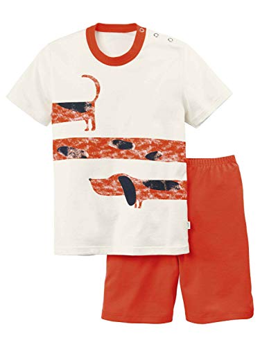 CALIDA Baby - Jungen Toddlers Dog Zweiteiliger Schlafanzug,per Pack Orange...