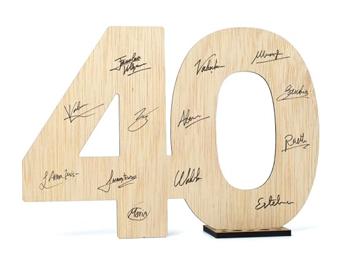 CONTRAXT Presentes mulheres homens 40 anos. Ideias detalhes Decoração festa Presente cartão parabéns original cartaz 40 anos mulher homem 40 anos feliz aniversário mãe pai amiga (40)