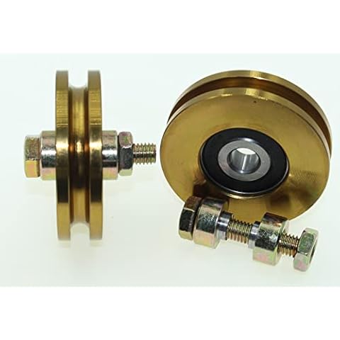 Ruedas correderas de acero con acanaladura en V Steel Gate Wheel-59 Round (R59-6-10) Cover