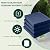coolboss Outdoor Chair Cushions Set of 4, Outdoor Cushions for Patio Furniture, Water Resistant Chair Cushions for Outdoor Furniture Square Corner Patio Cushions with Non-Slip Ties, 18.5"x16"x3, Navy