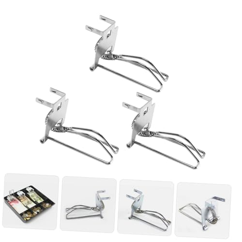 3pcs Heavy Duty Cash Register Tray Clips Money Replacement Clamps for Secure Cash Organization Cashier Box Fixing Accessories3