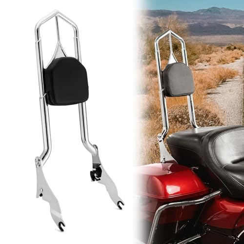 Dossier passager moto pour éliminer la fatigue en Harley Touring, sissy bar haut FLHXSE