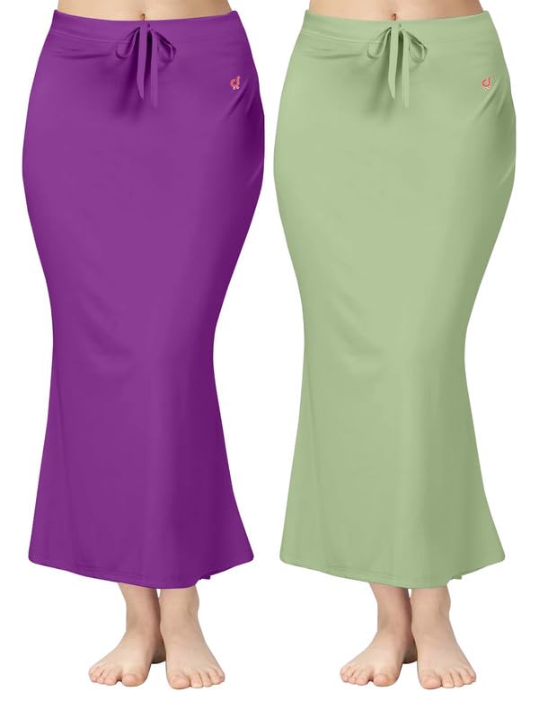 Image of TRENDMALLS Women Saree Shapewear Petticoat for Women, Cotton Blended,Petticoat,Skirts for Women,Shape Wear Dress for Saree Shaper(Combo-Pack)