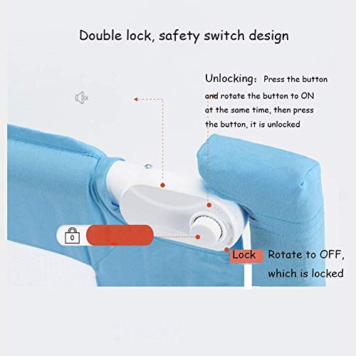 Cama universal silenciosa con deflector resistente para seguridad infantil 7