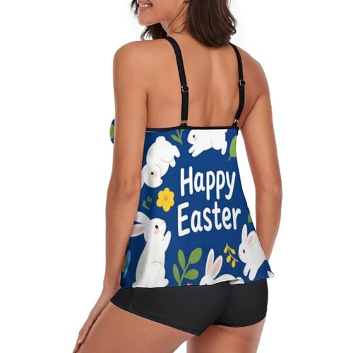 Two Piece Swimsuit for All Women Backless V Neck Swimwear Monokini Bathing Suit3