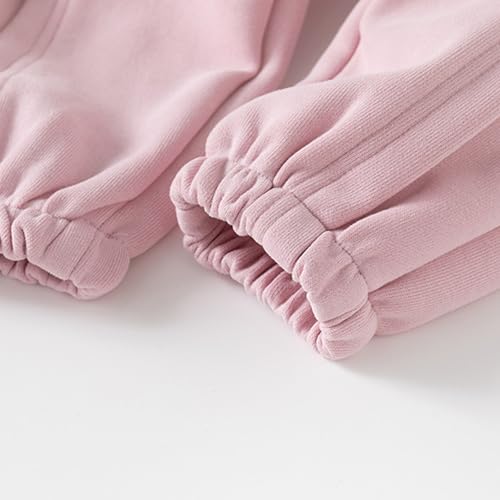 Baby Girl Sweatpants Elastic Waist Solid Jogger Pants Toddler Kids Casual Athletic Trousers Bottoms Fashion Comfy Winter Pant4