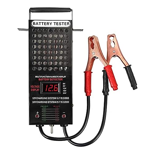 6/8/12/24V Car Battery Load Tester And Voltmeter Automotive Voltage Tester & LCD Display For Car,RV, Motorcycles, Boats