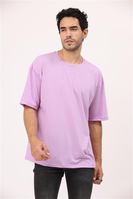 Image of LEOTUDE Men's Oversize Graphic Printed Combo Pack of 3 T-Shirt | Round Neck Half Sleeve T-Shirt for Men's (Combo : Pack of 3)