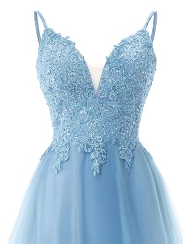 Lace Appliques Tulle Homecoming Dresses for Women Evening Party Prom Dress A Line High Low Cocktail Dresses2