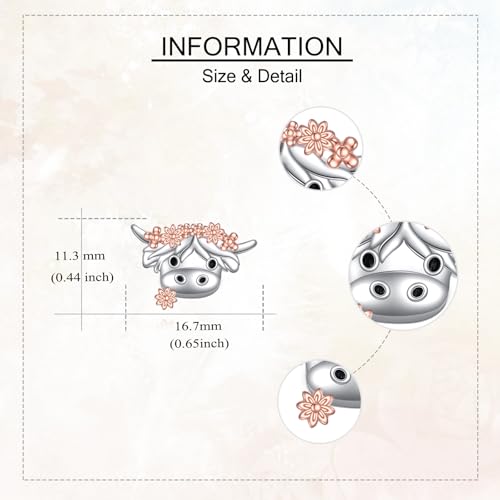 YAFEINI Aniaml Stud Earrings 925 Sterling Silver Cute Animal Dog Jewelry for Women Birthday Gifts4