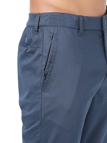 Image of Jockey IM26 Men's Super Combed Cotton Rich Elastane Stretch Woven Fabric Slim Fit All Day Pants with Side Pockets