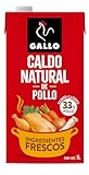 Gallo Caldo Natural de Pollo, Ingredientes Frescos, 1L, 33% Pollo