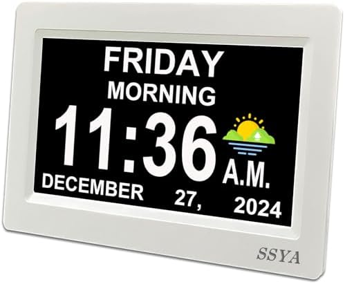 SSYA Digital Calendar Alarm Cl...