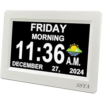 Memory Loss Digital Calendar Day Clocks product image