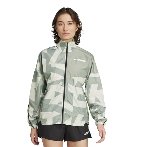 adidas Women's Terrex Multi Printed Trail Running Wind Jacket