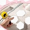 Neworkg 500 PCS Paper Piecing 1", Hexagon Quilting Templates for DIY Patchwork Crafts and Sewing Supplies #4