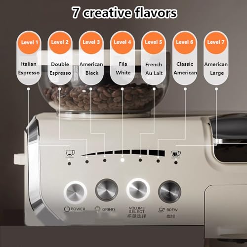 Cafetera 3 en 1 con molinillo y depósito 2 L miniatura 3