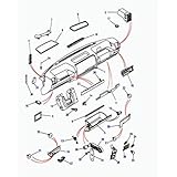 Land Rover Discovery 1 & Discovery 2 Rubber MAT - Dash Center BTR9334PMA